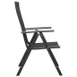 Sedie da Giardino 4 pz in Polyrattan Nero Sedie da Giardino 4 pz in Polyrattan Nero