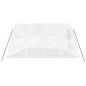 Serra con Telaio in Acciaio Bianco 20 m² 5x4x2,3 m Serra con Telaio in Acciaio Bianco 20 m² 5x4x2,3 m
