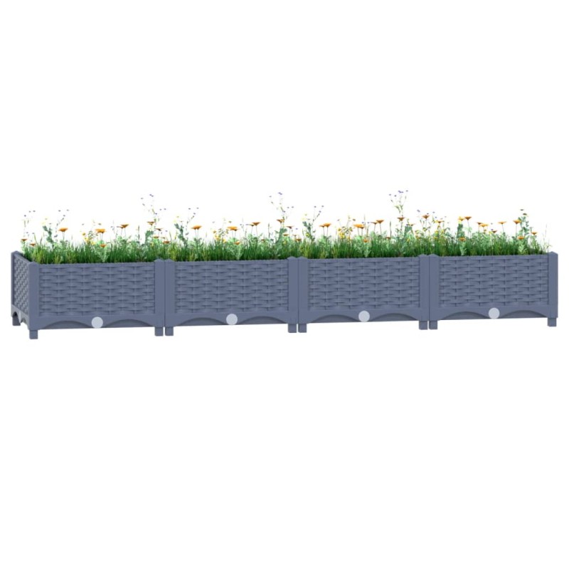 Fioriera Rialzata 160x40x23 cm in Polipropilene Fioriera Rialzata 160x40x23 cm in Polipropilene