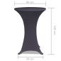 Copertura Elastica per Tavolo 80 cm Antracite Copertura Elastica per Tavolo 80 cm Antracite