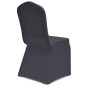 Fodera Elastica per Sedie 6 pz. Antracite Fodera Elastica per Sedie 6 pz. Antracite