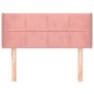 Testiera ad Orecchio Rosa 103x16x78/88 cm in Velluto Testiera ad Orecchio Rosa 103x16x78/88 cm in Velluto
