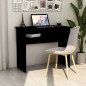 Scrivania Nera 90x50x74 cm in Truciolato Scrivania Nera 90x50x74 cm in Truciolato