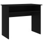 Scrivania Nera 90x50x74 cm in Truciolato Scrivania Nera 90x50x74 cm in Truciolato