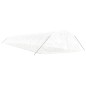 Serra con Telaio in Acciaio Bianco 120 m² 24x5x2,3 m Serra con Telaio in Acciaio Bianco 120 m² 24x5x2,3 m
