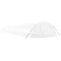 Serra con Telaio in Acciaio Bianco 120 m² 24x5x2,3 m Serra con Telaio in Acciaio Bianco 120 m² 24x5x2,3 m