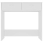 Scrivania Bianca 80x40x75 cm in Legno Multistrato
