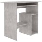 Scrivania Grigio Cemento 80x45x74 cm in Truciolato Scrivania Grigio Cemento 80x45x74 cm in Truciolato