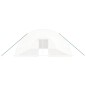 Serra con Telaio in Acciaio Bianco 72 m² 12x6x2,85 m Serra con Telaio in Acciaio Bianco 72 m² 12x6x2,85 m