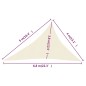 Vela Parasole 160 g/m² Crema 4x5x6,8 m in HDPE Vela Parasole 160 g/m² Crema 4x5x6,8 m in HDPE