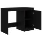 vidaXL Scrivania Nera 100x50x76 cm in Legno Multistrato