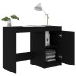 vidaXL Scrivania Nera 100x50x76 cm in Legno Multistrato
