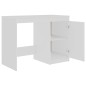 Scrivania Bianca 100x50x76 cm in Legno Multistrato Scrivania Bianca 100x50x76 cm in Legno Multistrato