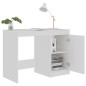 Scrivania Bianca 100x50x76 cm in Legno Multistrato Scrivania Bianca 100x50x76 cm in Legno Multistrato