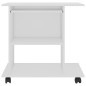 Scrivania ad Angolo Bianca 80x50x75 cm in Legno Multistrato Scrivania ad Angolo Bianca 80x50x75 cm in Legno Multistrato
