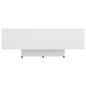 Tavolino da Salotto Bianco 85x55x31 cm in Legno Multistrato Tavolino da Salotto Bianco 85x55x31 cm in Legno Multistrato