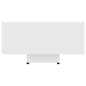 Tavolino da Salotto Bianco 85x55x31 cm in Legno Multistrato Tavolino da Salotto Bianco 85x55x31 cm in Legno Multistrato