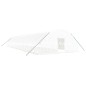 Serra con Telaio in Acciaio Bianco 120 m² 20x6x2,85 m Serra con Telaio in Acciaio Bianco 120 m² 20x6x2,85 m