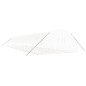 Serra con Telaio in Acciaio Bianco 120 m² 20x6x2,85 m Serra con Telaio in Acciaio Bianco 120 m² 20x6x2,85 m