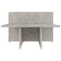 Tavolino Salotto Grigio Cemento 111,5x50x33cm Legno Multistrato Tavolino Salotto Grigio Cemento 111,5x50x33cm Legno Multistrato