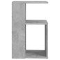 Tavolino Grigio Cemento 36x30x56 cm in Truciolato Tavolino Grigio Cemento 36x30x56 cm in Truciolato