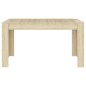 Tavolo da Pranzo Rovere Sonoma 140x74,5x76 cm in Truciolato Tavolo da Pranzo Rovere Sonoma 140x74,5x76 cm in Truciolato