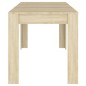 Tavolo da Pranzo Rovere Sonoma 140x74,5x76 cm in Truciolato Tavolo da Pranzo Rovere Sonoma 140x74,5x76 cm in Truciolato