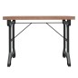 Tavolo da Pranzo 110x65x82cm in Legno Massello di Abete e Ferro Tavolo da Pranzo 110x65x82cm in Legno Massello di Abete e Ferro