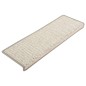 Tappeti Autoadesivi Scale Aspetto Sisal 15 pz 65x21x4 cm Beige Tappeti Autoadesivi Scale Aspetto Sisal 15 pz 65x21x4 cm Beige