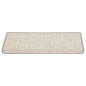 Tappeti Autoadesivi Scale Aspetto Sisal 15 pz 65x21x4 cm Beige Tappeti Autoadesivi Scale Aspetto Sisal 15 pz 65x21x4 cm Beige