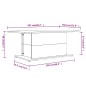 Tavolino da Salotto Rovere Sonoma 102x55,5x40 cm in Truciolato Tavolino da Salotto Rovere Sonoma 102x55,5x40 cm in Truciolato