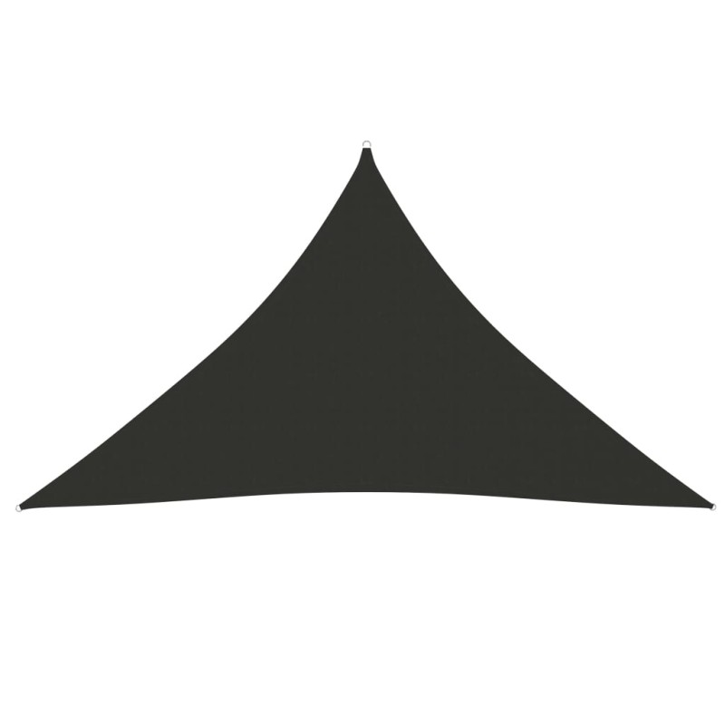 Parasole a Vela Oxford Triangolare 3,5x3,5x4,9 m Antracite Parasole a Vela Oxford Triangolare 3,5x3,5x4,9 m Antracite
