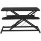 Banco da Lavoro Regolabile 90x40x(13-50) cm in Acciaio e Legno