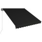Tenda da Sole con Sensore Vento e LED 300x250 cm Antracite Tenda da Sole con Sensore Vento e LED 300x250 cm Antracite