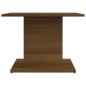 Tavolino da Salotto Rovere Marrone 55,5x55,5x40cm in Truciolato Tavolino da Salotto Rovere Marrone 55,5x55,5x40cm in Truciolato