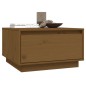 Tavolino da Salotto Miele 55x56x32 cm Legno Massello di Pino Tavolino da Salotto Miele 55x56x32 cm Legno Massello di Pino