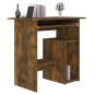 Scrivania Rovere Fumo 80x45x74 cm in Legno Multistrato Scrivania Rovere Fumo 80x45x74 cm in Legno Multistrato