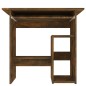 Scrivania Rovere Fumo 80x45x74 cm in Legno Multistrato Scrivania Rovere Fumo 80x45x74 cm in Legno Multistrato