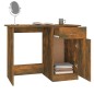 Scrivania Rovere Fumo 100x50x76 cm in Legno Multistrato Scrivania Rovere Fumo 100x50x76 cm in Legno Multistrato