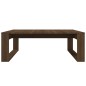 Tavolino Salotto Rovere Marrone 100x100x35 cm Legno Multistrato