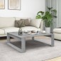 Tavolino Salotto Grigio Sonoma 100x100x35 cm Legno Multistrato Tavolino Salotto Grigio Sonoma 100x100x35 cm Legno Multistrato