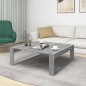 Tavolino Salotto Grigio Sonoma 100x100x35 cm Legno Multistrato Tavolino Salotto Grigio Sonoma 100x100x35 cm Legno Multistrato