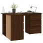 Scrivania Angolo Rovere Marrone 145x100x76 cm Legno Multistrato Scrivania Angolo Rovere Marrone 145x100x76 cm Legno Multistrato