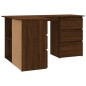 Scrivania Angolo Rovere Marrone 145x100x76 cm Legno Multistrato Scrivania Angolo Rovere Marrone 145x100x76 cm Legno Multistrato