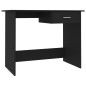 Scrivania Nera 100x50x76 cm in Truciolato Scrivania Nera 100x50x76 cm in Truciolato