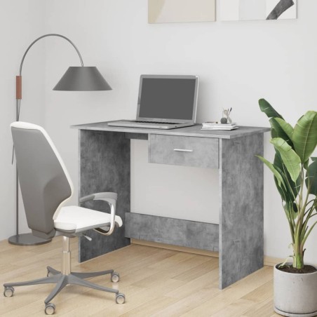 Scrivania Grigio Cemento 100x50x76 cm in Truciolato