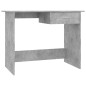 Scrivania Grigio Cemento 100x50x76 cm in Truciolato