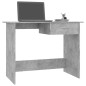 Scrivania Grigio Cemento 100x50x76 cm in Truciolato