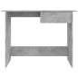 Scrivania Grigio Cemento 100x50x76 cm in Truciolato