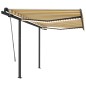 Tenda Automatica Sensore Vento LED 3x2,5cm Gialla Bianca Tenda Automatica Sensore Vento LED 3x2,5cm Gialla Bianca